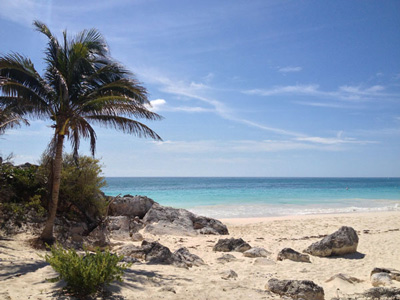 Another small beach at the Tulum ruins
