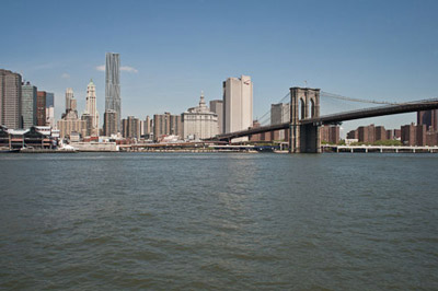 New York skyline as seen from Brooklyn