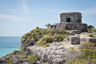 Tower at the Tulum ruins